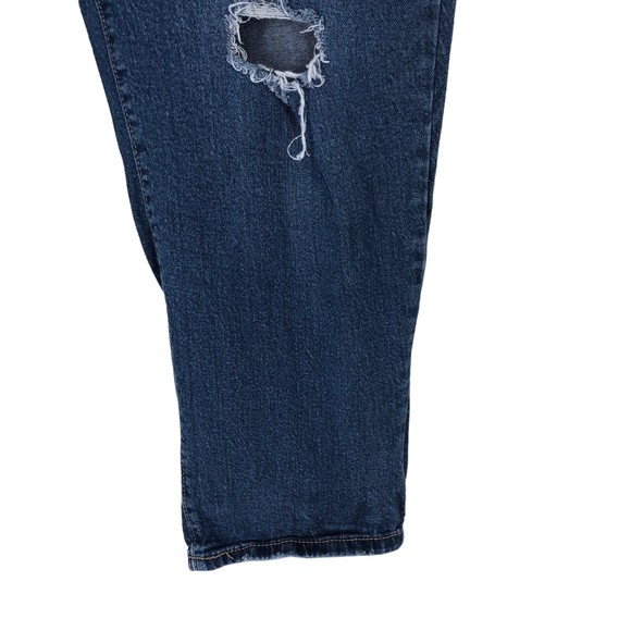 Terra & Sky Plus SZ 18 Boyfriend Jeans Distressed, Destroyed, Spandex Stretch - Picture 4 of 6